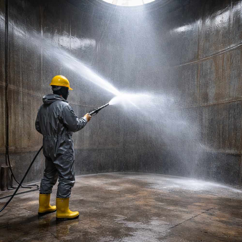Industrial tank cleaning equipment - gear pumps, vacuum pumps